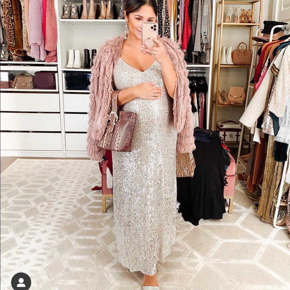 Sequined maxi dress